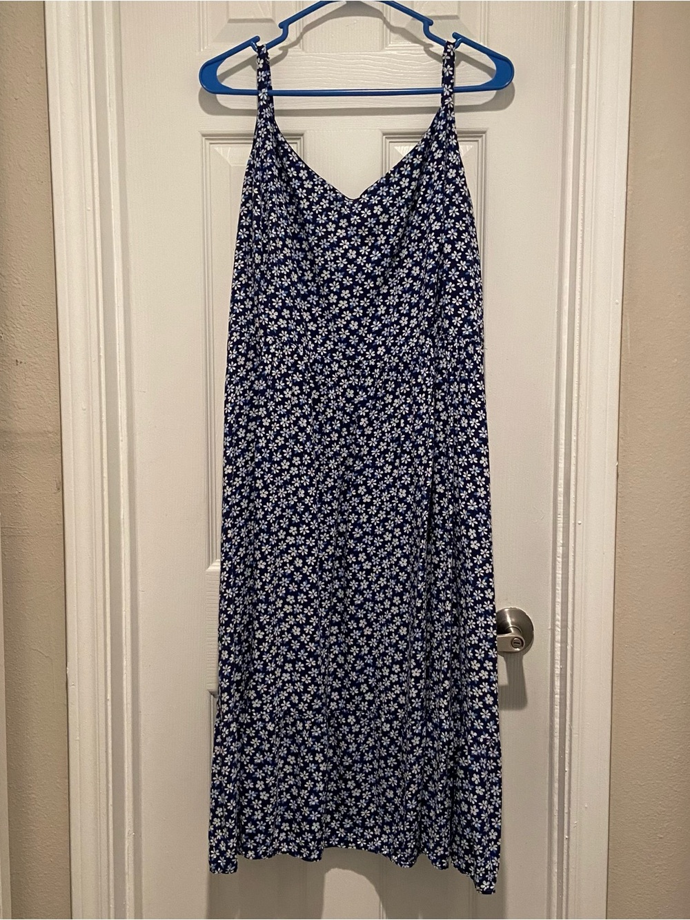 Old Navy Blue and White Floral Sundress